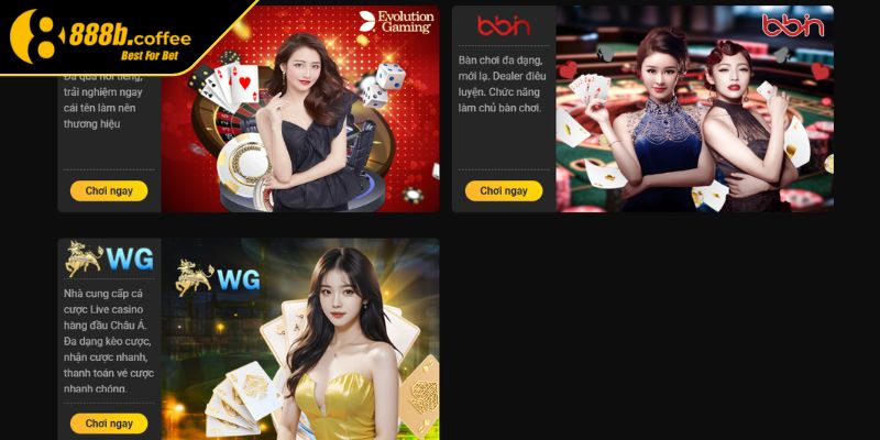 Tổng quan về WG Casino 888B
